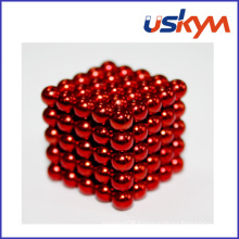 Coating Red 125 Buckyballs Magnetic Balls (T-015)